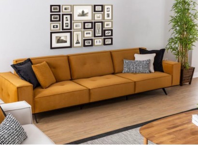 Sofa Couch Viersitzer Möbel Couchen Polster Sofas Textil Stoff Einrichtung
